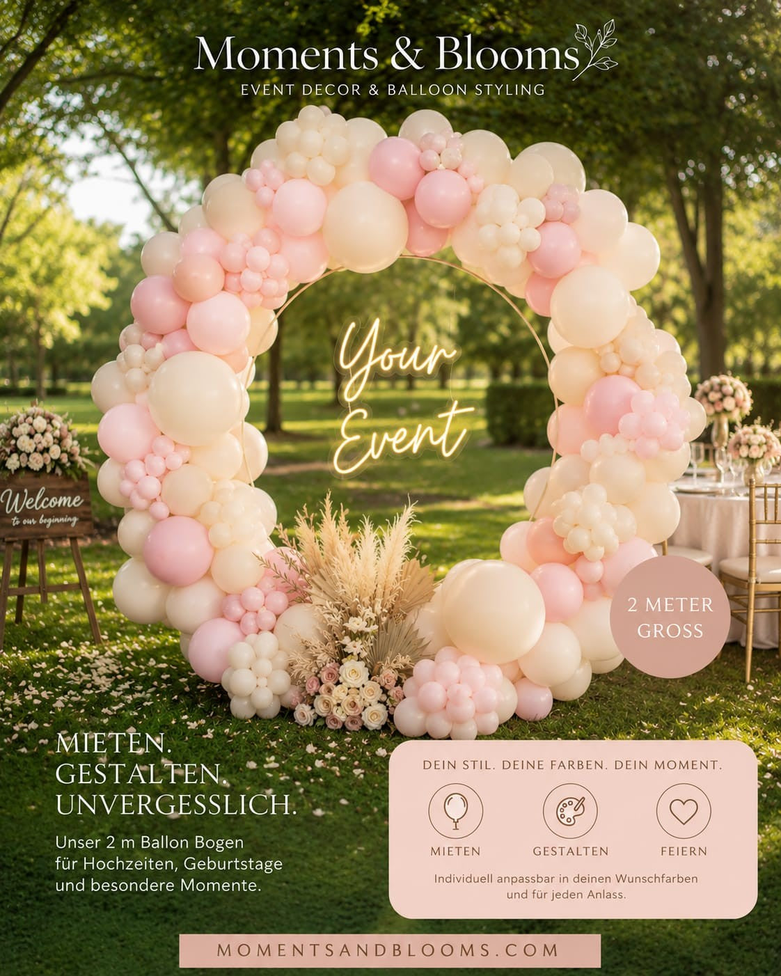 Blumenbogen & Ballonbogen Verleih