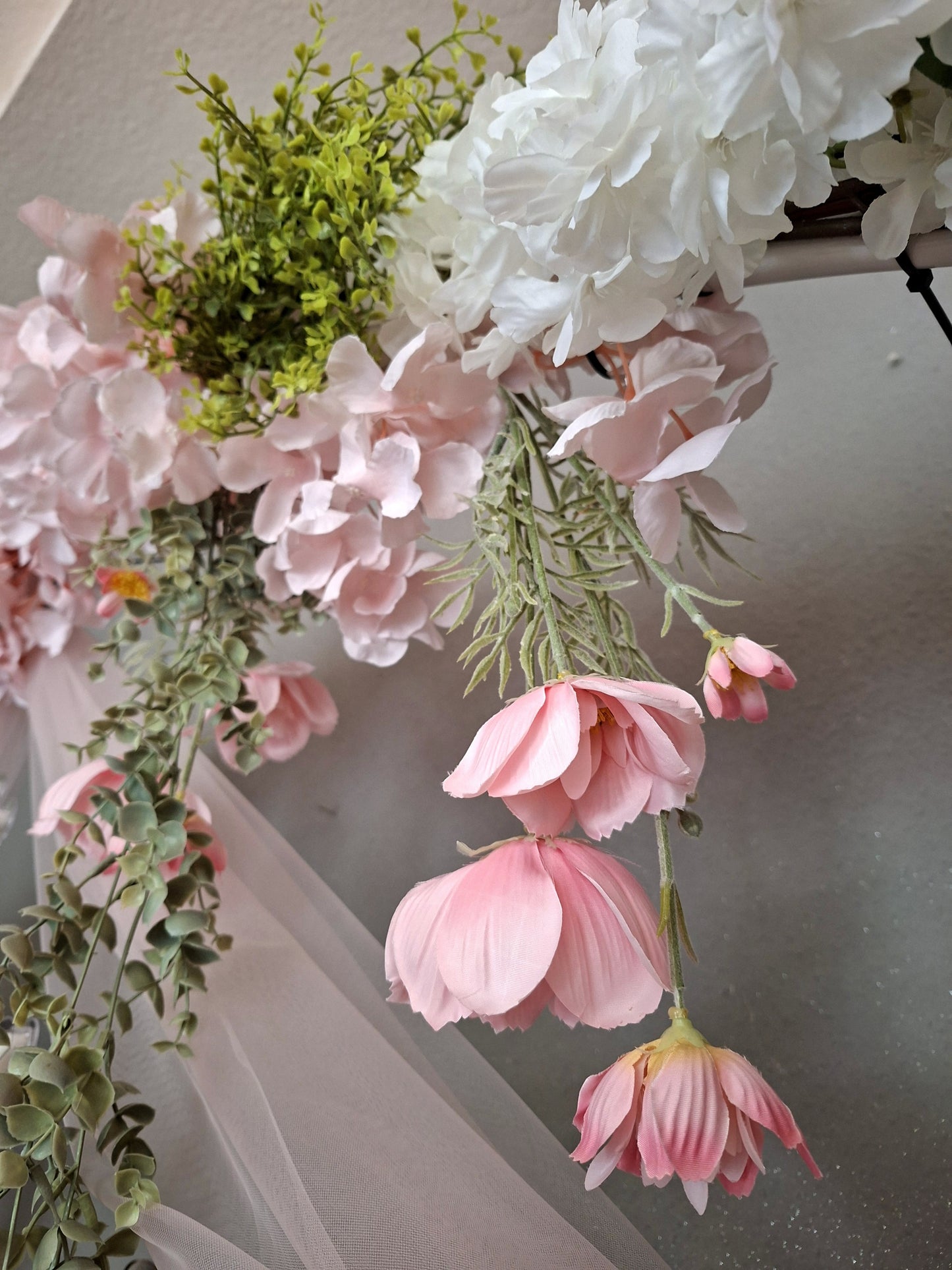 DIY Blumenset Weiß-Rose-Grün – Verleih