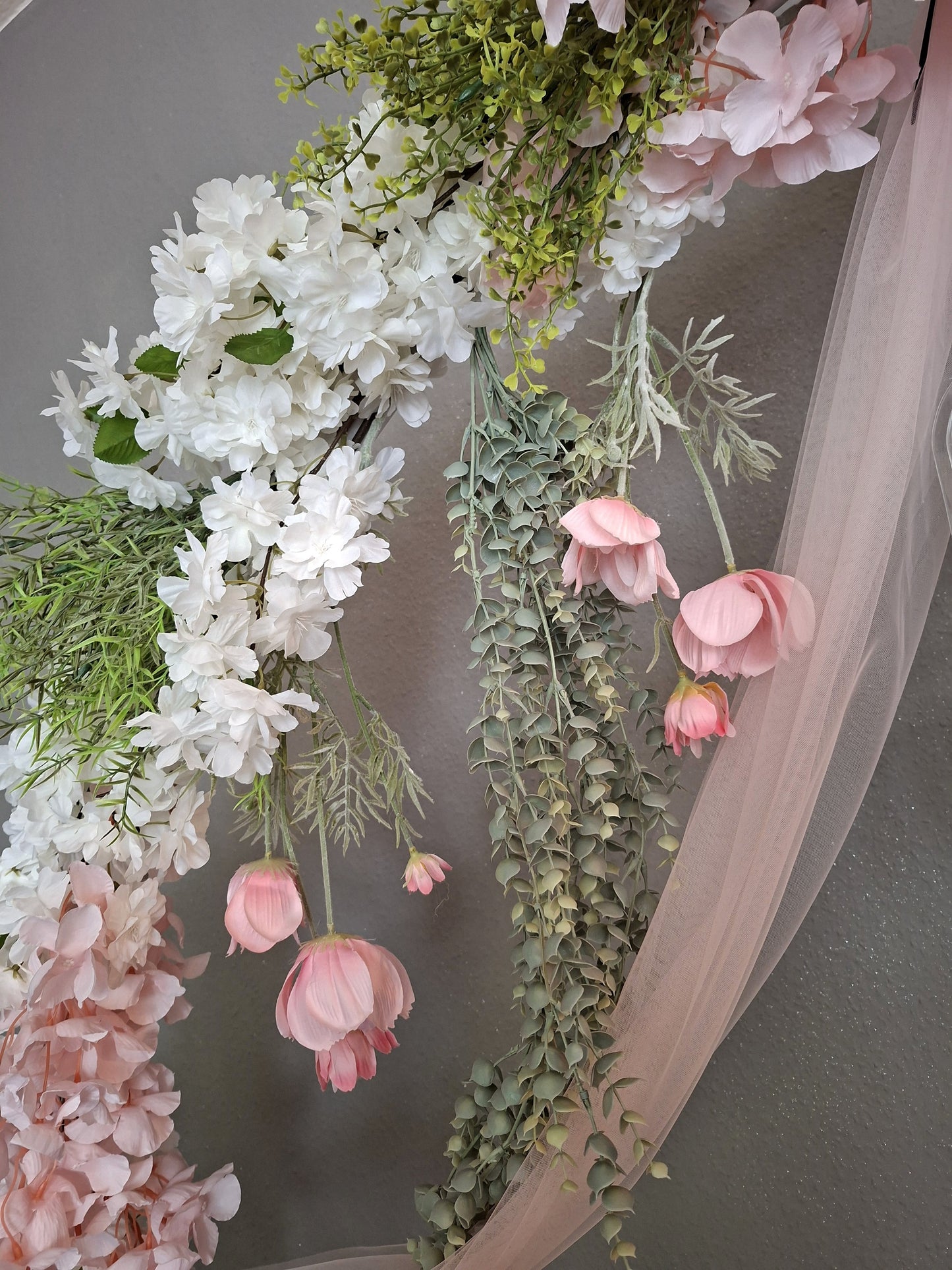 DIY Blumenset Weiß-Rose-Grün – Verleih